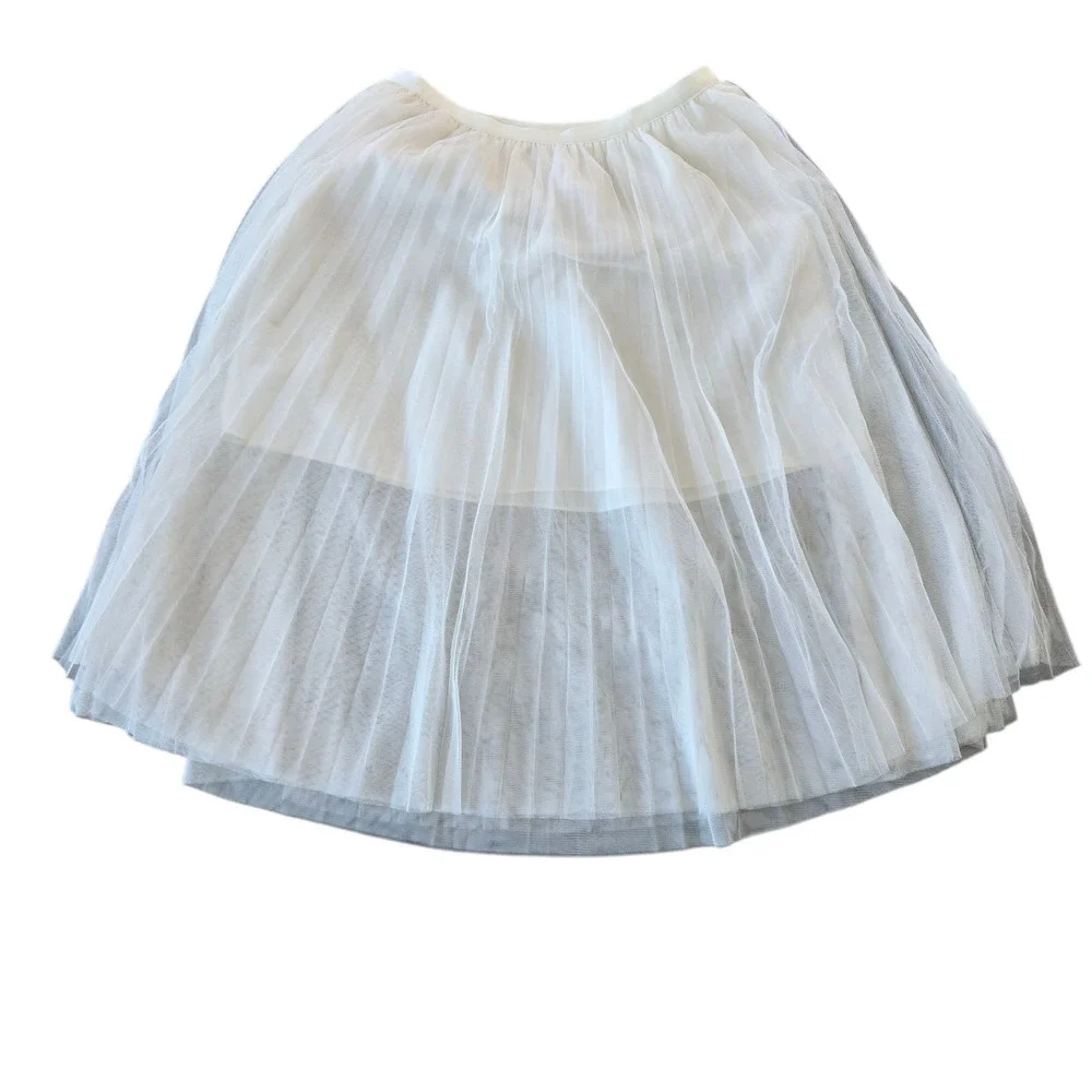 J. Crew Girls' Pleated Midi Skirt in Tulle Size XL NWOT